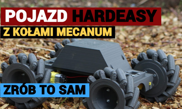 Robot/Pojazd HardEasy z kołami MECANUM